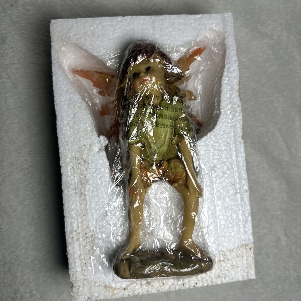 PUMPKIN PATCH SITTING FAIRY FIGURINE 6” & STANDING FAIRY FIGURINE 8” NEW IN BOX - Picture 4 of 15